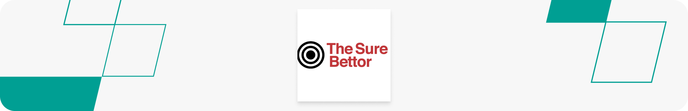 the sure bettor logo banner