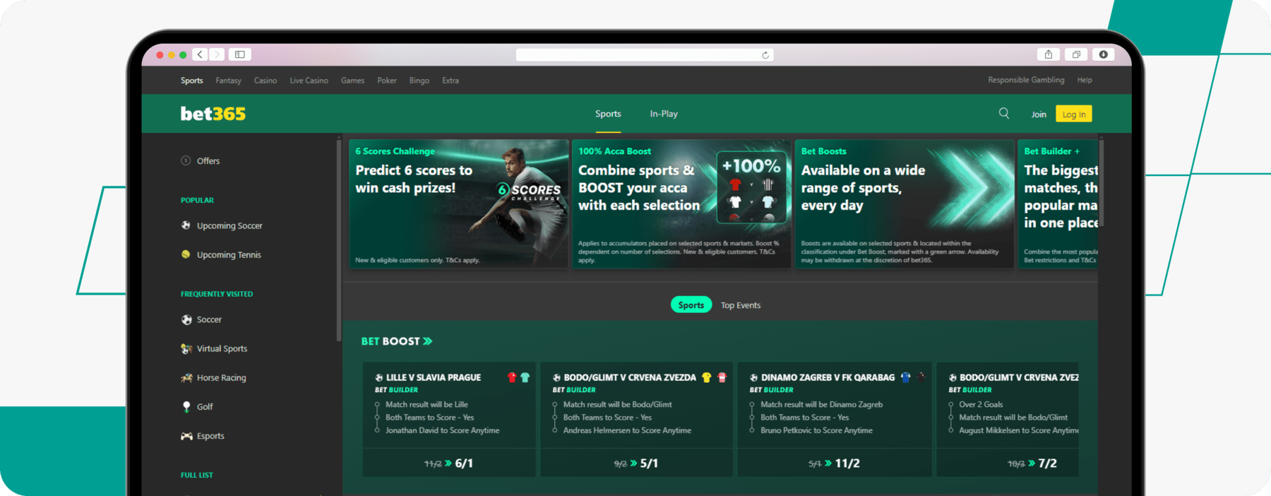 bet365 best bookies desktop screenshot